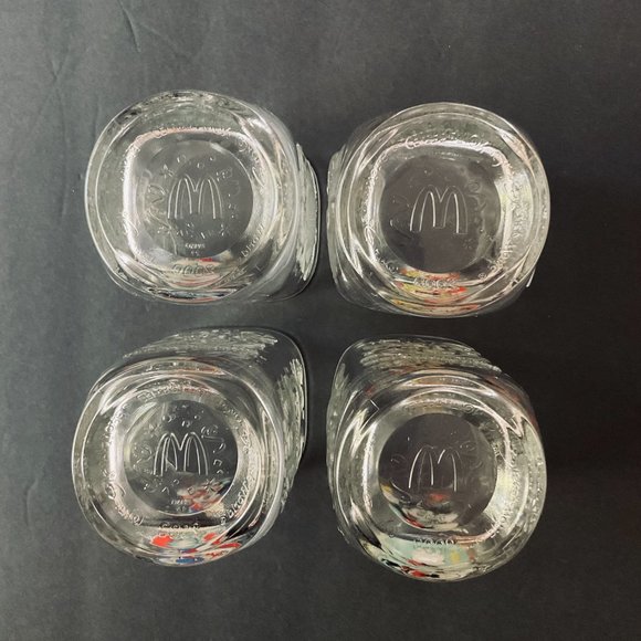 VINTAGE Disney MCDonalds 2000 Anniversary Set of 4 Glasses NWOT - Picture 10 of 11